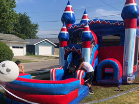 USA Wet/Dry Combo Inflatable.