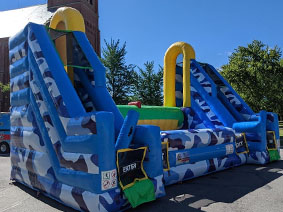 Giant Battle Zone inflatable.