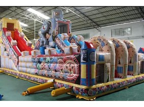 Robot Obstacle Playland/Amusement Park.