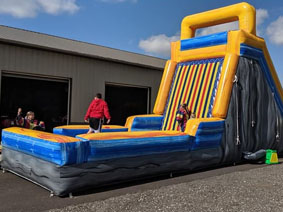 Velcro/Slide Combo inflatable.