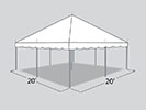 20' x 20' Pole Tent.