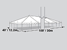 40' x 100' Pole Tent.