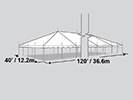 40' x 120' Pole Tent.