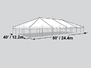 40' x 80' Pole Tent.