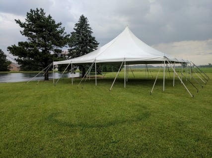 40' x 40' High Peak Pole Tent.