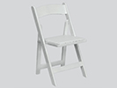 White Padded Chair.